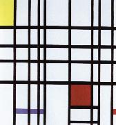 Piet Mondrian compostition with yellow,blue and red,1937 to 42 oil